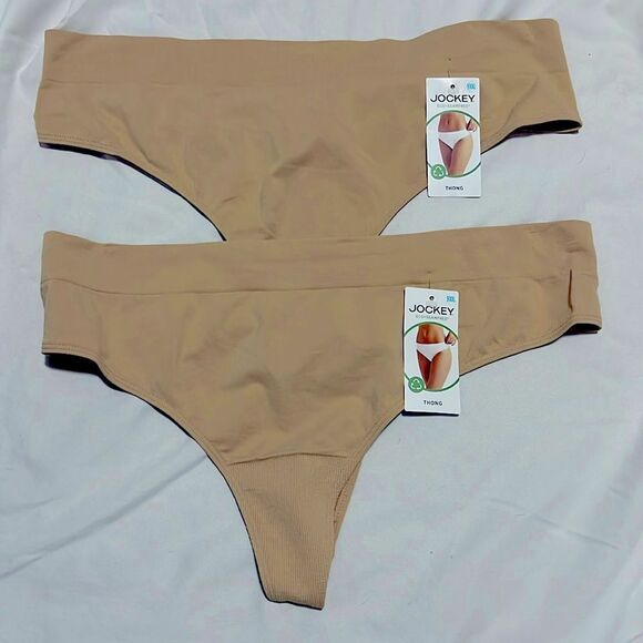 NWT- Jockey- XXL Two Thong Bundle - Picture 1 of 5